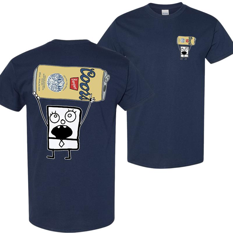 Doodlebob Coors Banquet Funny Graphic T-Shirt/Sweatshirt/Hoodie