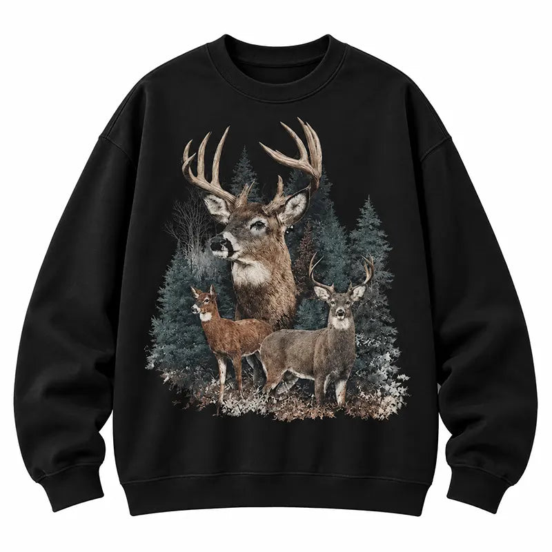 Vintage Forest Buck T-Shirt / Sweatshirt / Hoodie