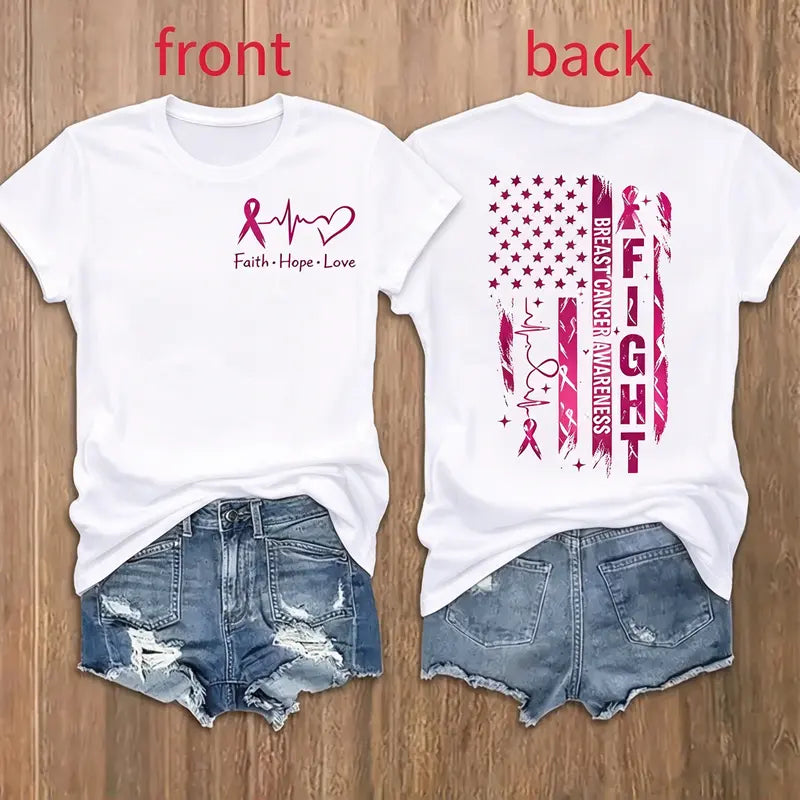 Faith Hope Love Pink Ribbon T-Shirt / Sweatshirt / Hoodie