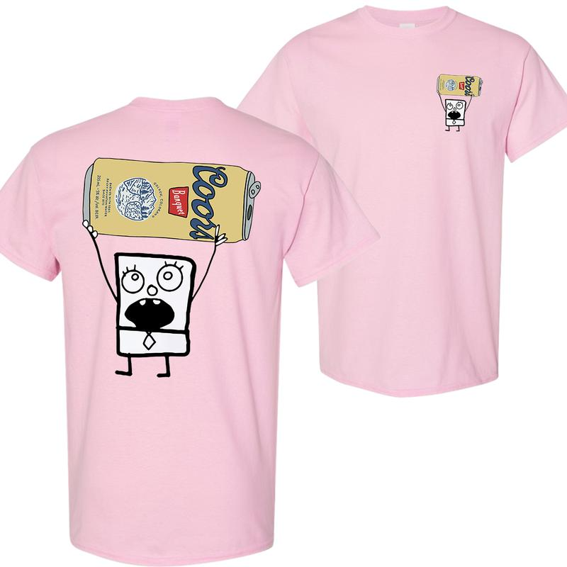 Doodlebob Coors Banquet Funny Graphic T-Shirt/Sweatshirt/Hoodie