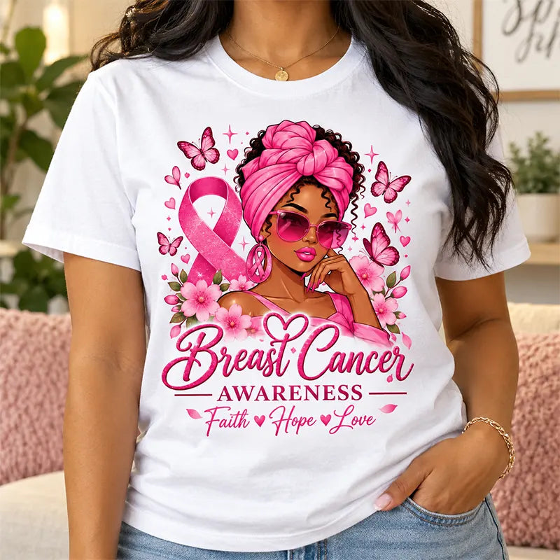 Faith Hope Love Pink Ribbon T-Shirt / Sweatshirt / Hoodie