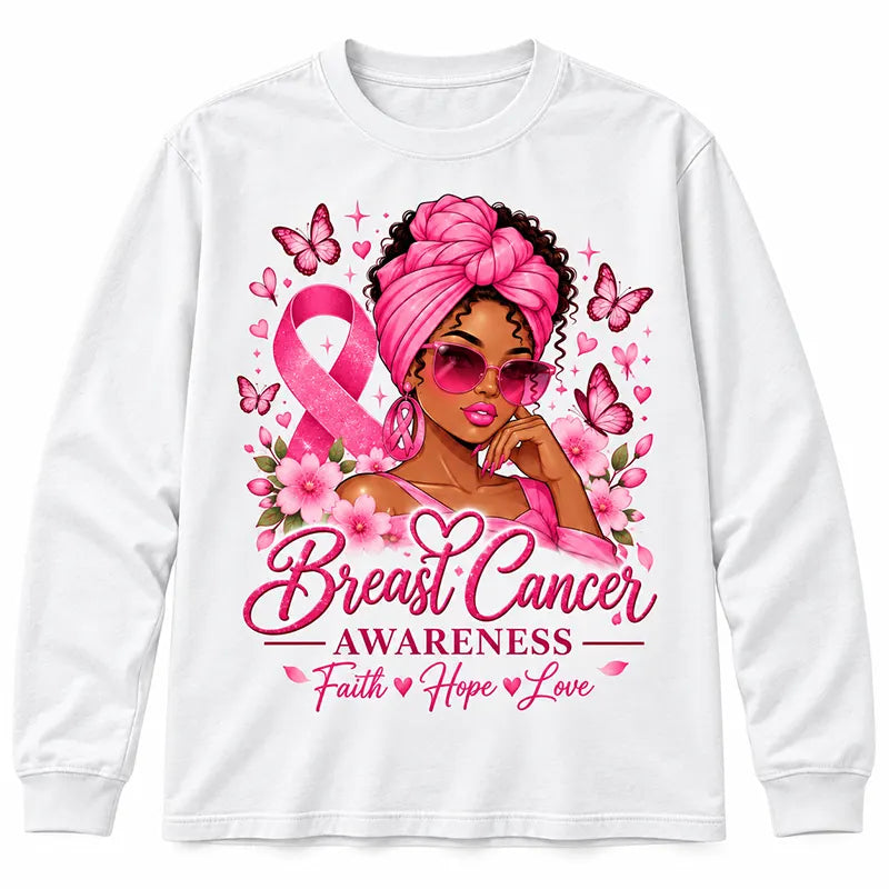 Faith Hope Love Pink Ribbon T-Shirt / Sweatshirt / Hoodie