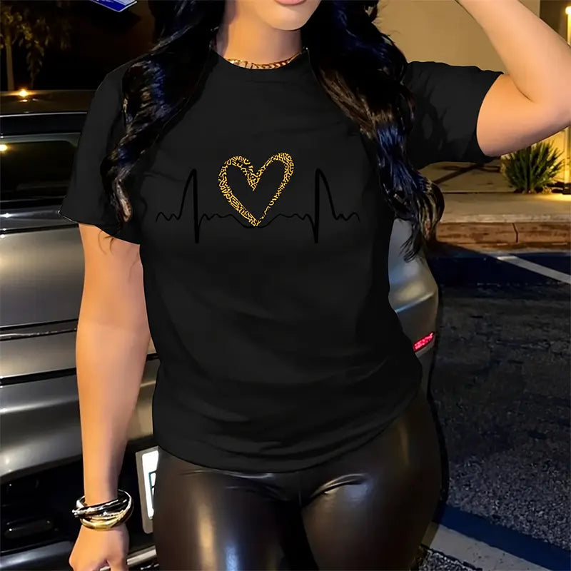 Leopard Heartbeat T-Shirt / Sweatshirt / Hoodie