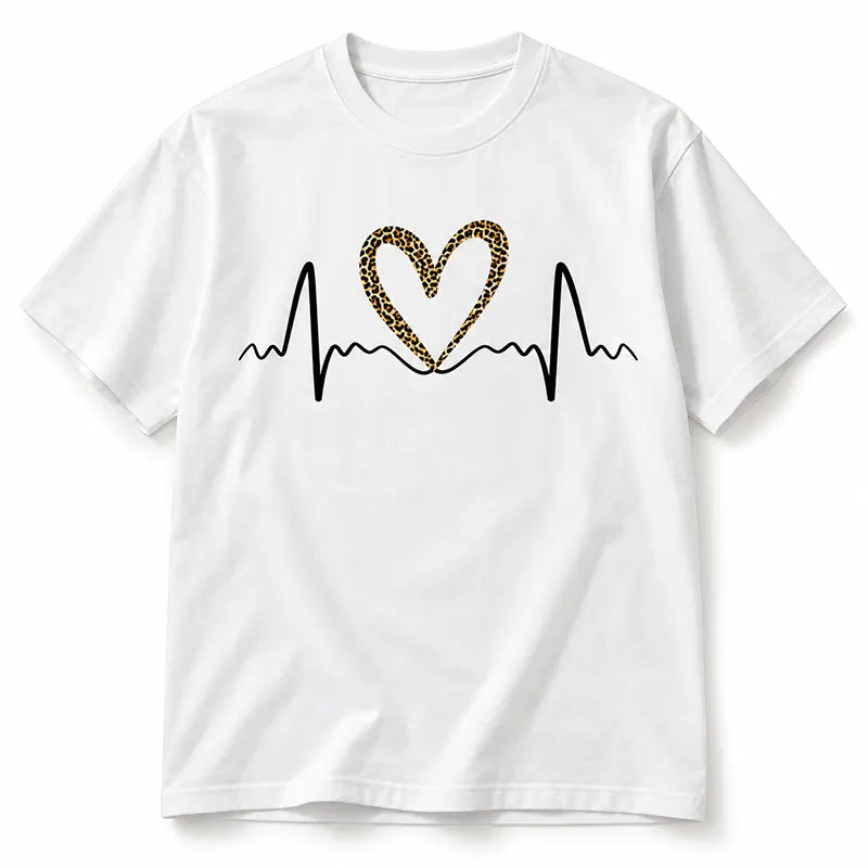 Leopard Heartbeat T-Shirt / Sweatshirt / Hoodie