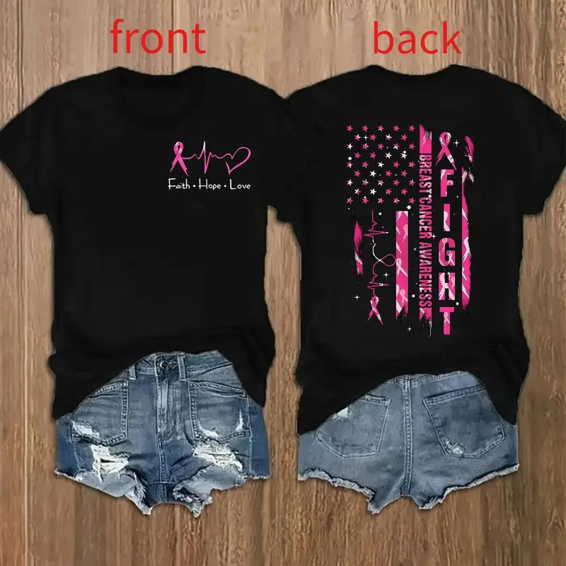 Faith Hope Love Pink Ribbon T-Shirt / Sweatshirt / Hoodie
