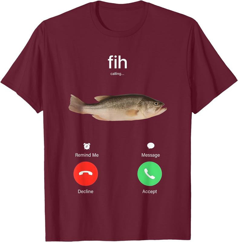 Fih Calling Remind Me Message Decline Accept Phone Call T-Shirt/Sweatshirt/Hoodie