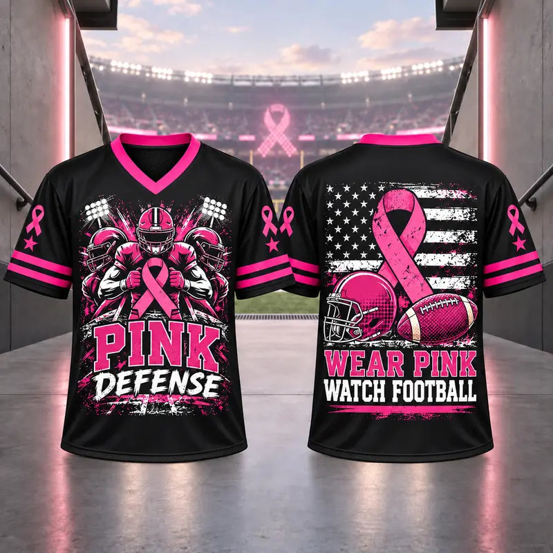 Pink Strong Soccer Jersey