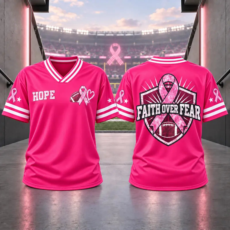 Pink Strong Soccer Jersey