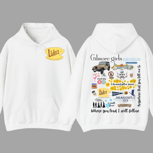 Gilmore Girls Luke’s Diner Stars Hollow TV Show Graphic T-Shirt/Sweatshirt/Hoodie
