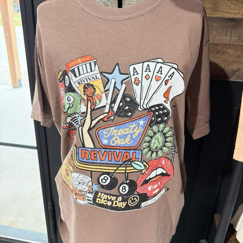 REVIVAL Casino Retro Collage Graphic T-Shirt/Sweatshirt/Hoodie