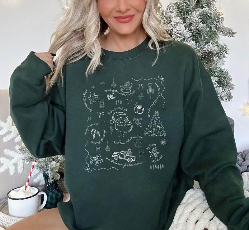 Doodle Christmas Liberal Values T-Shirt / Sweatshirt / Hoodie