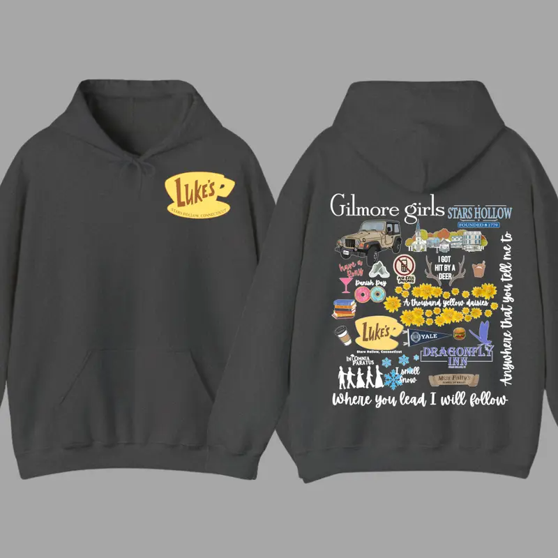 Gilmore Girls Luke’s Diner Stars Hollow TV Show Graphic T-Shirt/Sweatshirt/Hoodie