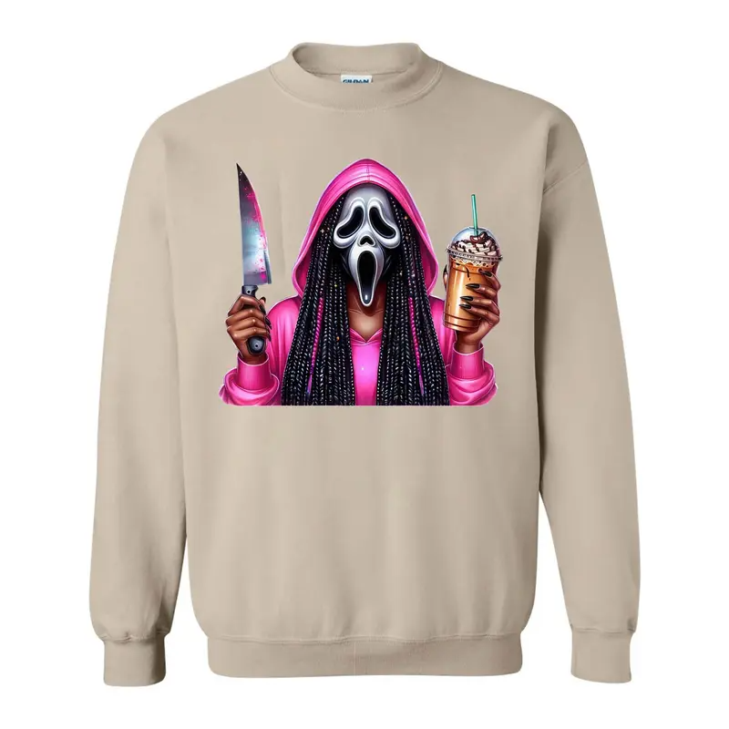 Spooky Black Mama Halloween Cool Gift For Mom/Wife T-Shirt/Sweatshirt/Hoodie