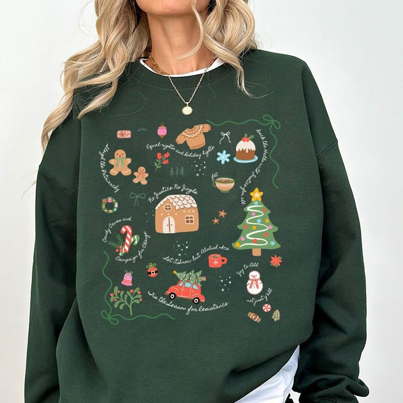 Doodle Christmas Liberal Values T-Shirt / Sweatshirt / Hoodie