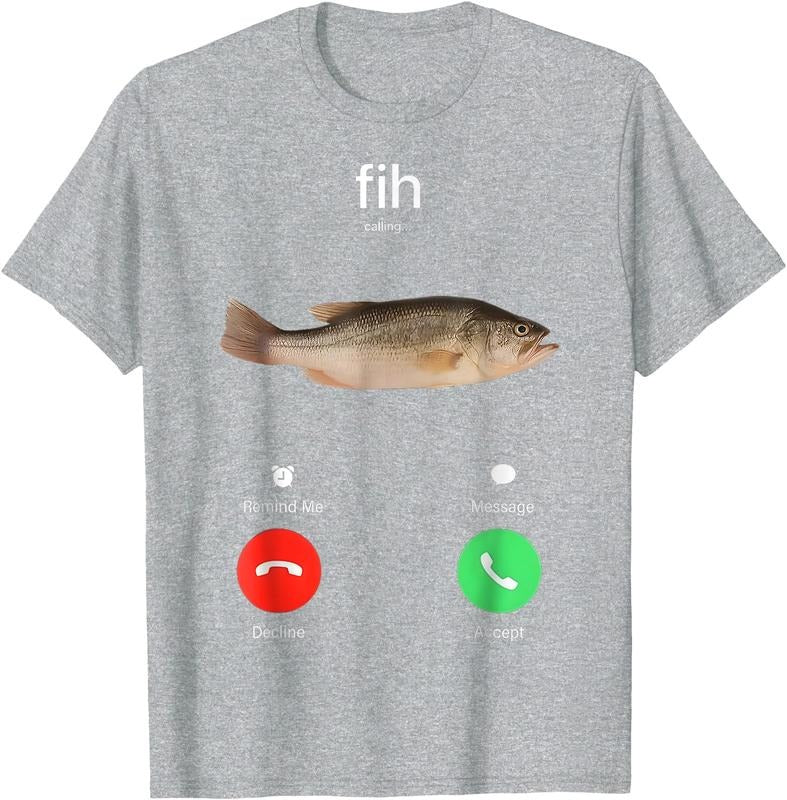 Fih Calling Remind Me Message Decline Accept Phone Call T-Shirt/Sweatshirt/Hoodie