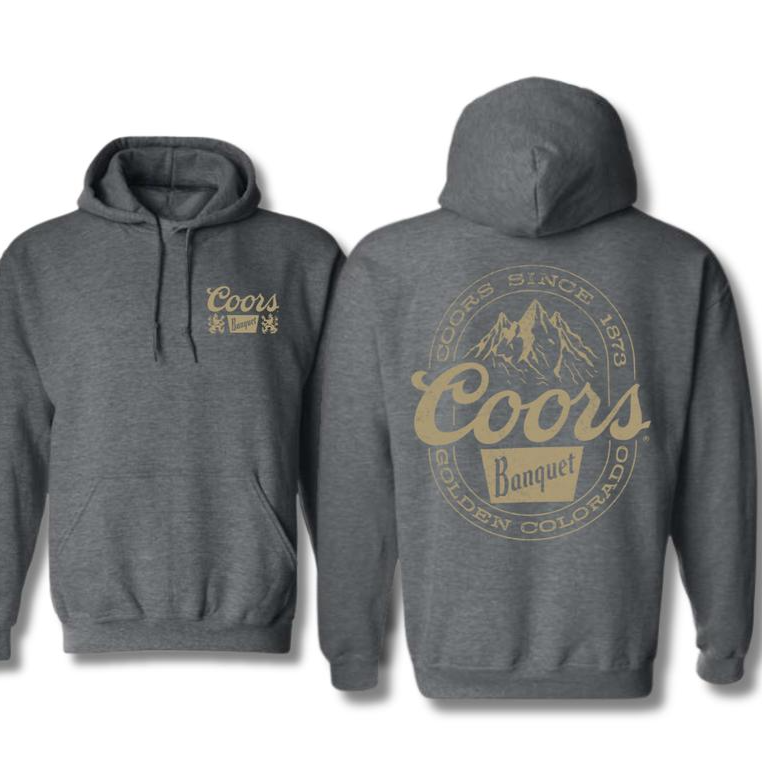 Coors Banquet-Classic and Rugged Design Featuring Retro Coors Logo T-Shirt/Sweatshirt/Hoodie