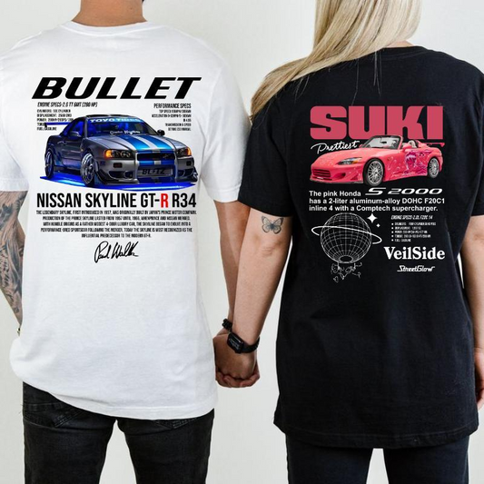 Suki & Bullet Matching Couple Gift T-Shirt/Sweatshirt/Hoodie