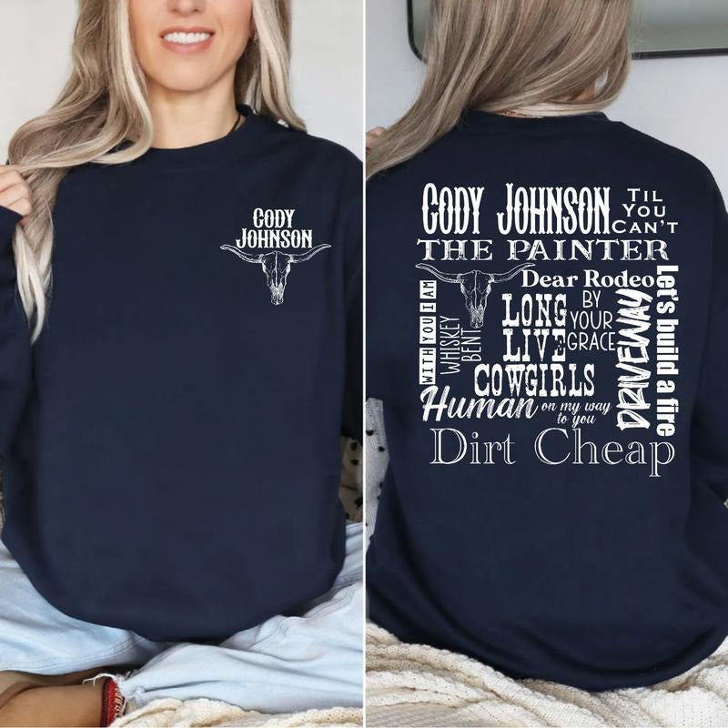 Cody Johnson Country Music Western Unisex T-Shirt / Sweatshirt / Hoodie