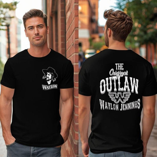 Waylon Jennings Flying W Outlaw Music T-Shirt / Sweatshirt / Hoodie