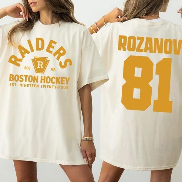 Ilya Rozanov 81-Boston Raiders Hudson Williams Connor Storrie T-Shirt / Sweatshirt / Hoodie