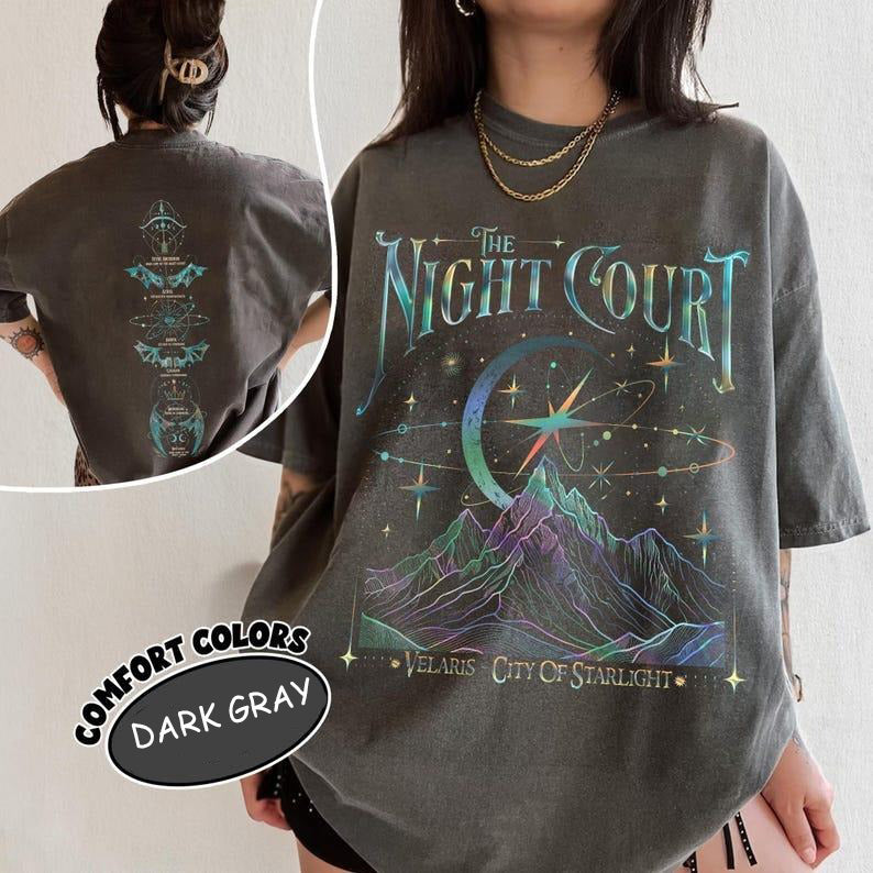 Velaris The Night Court Acotar 2 Sided T-Shirt / Sweatshirt / Hoodie