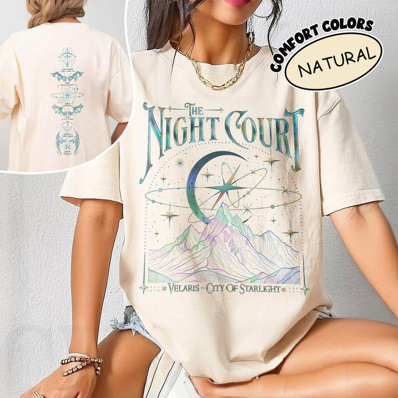 Velaris The Night Court Acotar 2 Sided T-Shirt / Sweatshirt / Hoodie