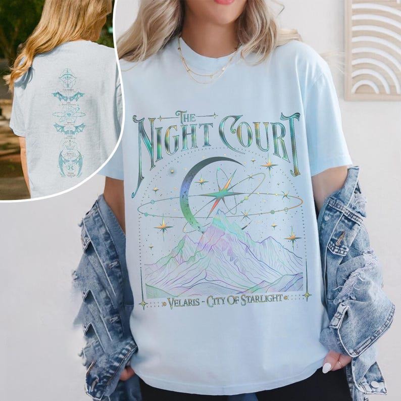 Velaris The Night Court Acotar 2 Sided T-Shirt / Sweatshirt / Hoodie