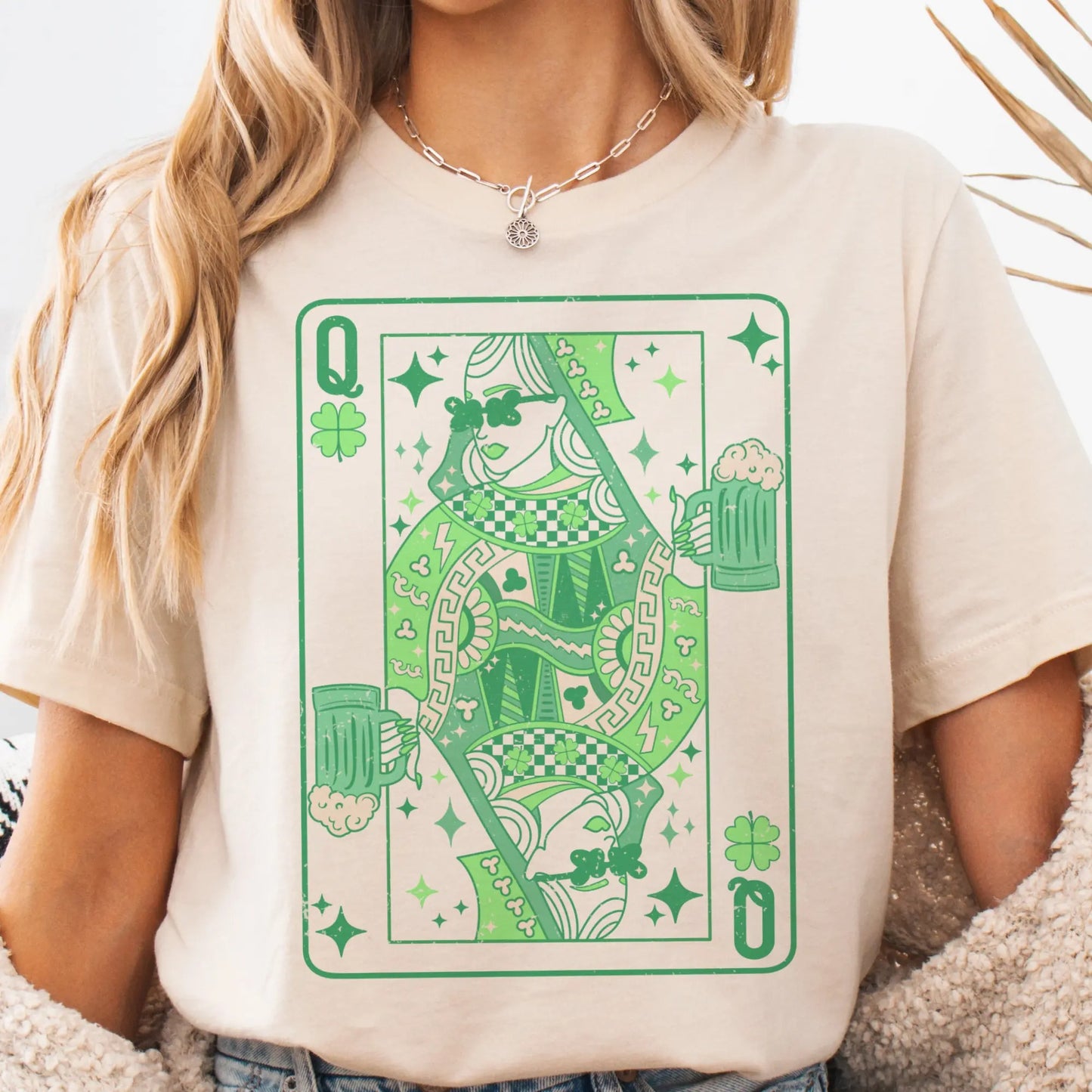 Retro Lucky Queen St. Patrick’s Day Graphic T-Shirt / Sweatshirt / Hoodie