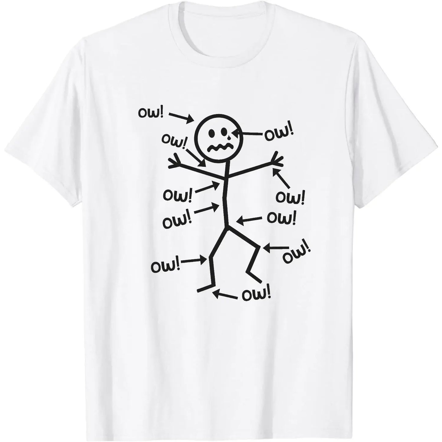 Ow Everywhere Body Aches Humor T-Shirt / Sweatshirt / Hoodie