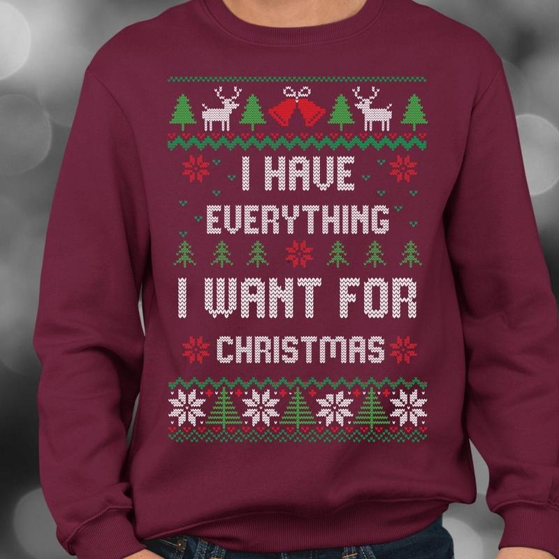 Everything I Want for Christmas Couple T-Shirt / Sweatshirt / Hoodie