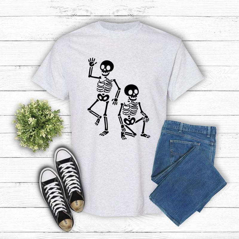 Subtle Skeletons Halloween T-Shirt / Sweatshirt / Hoodie