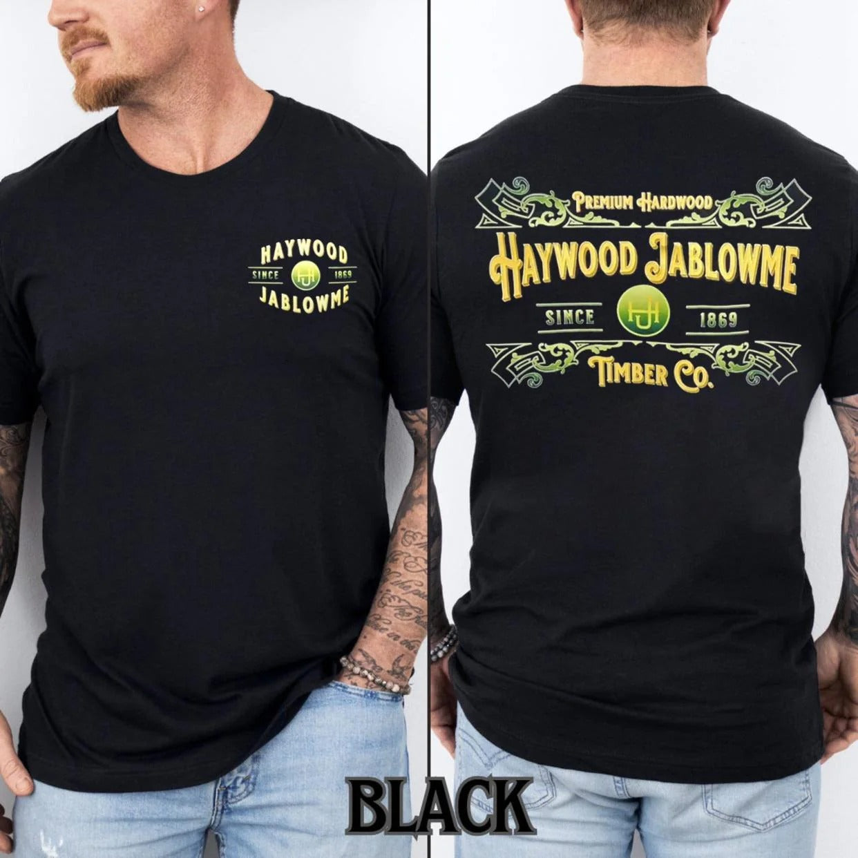 Funny "Haywood Jablowme Timber Co" Humorous Lumber Lover Apparel T-Shirt / Sweatshirt / Hoodie