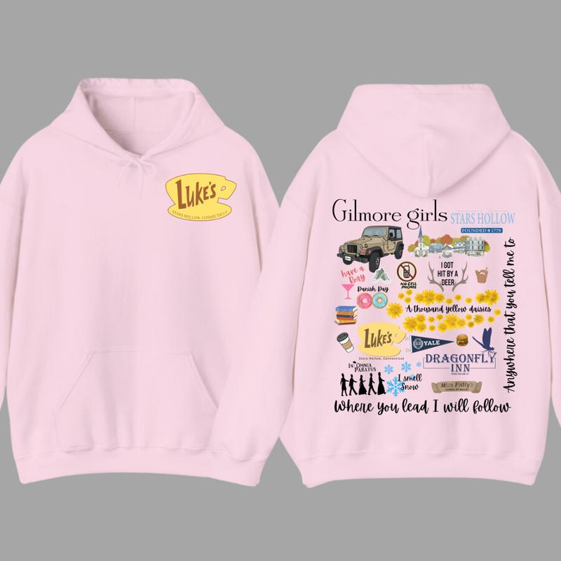 Gilmore Girls Luke’s Diner Stars Hollow TV Show Graphic T-Shirt/Sweatshirt/Hoodie